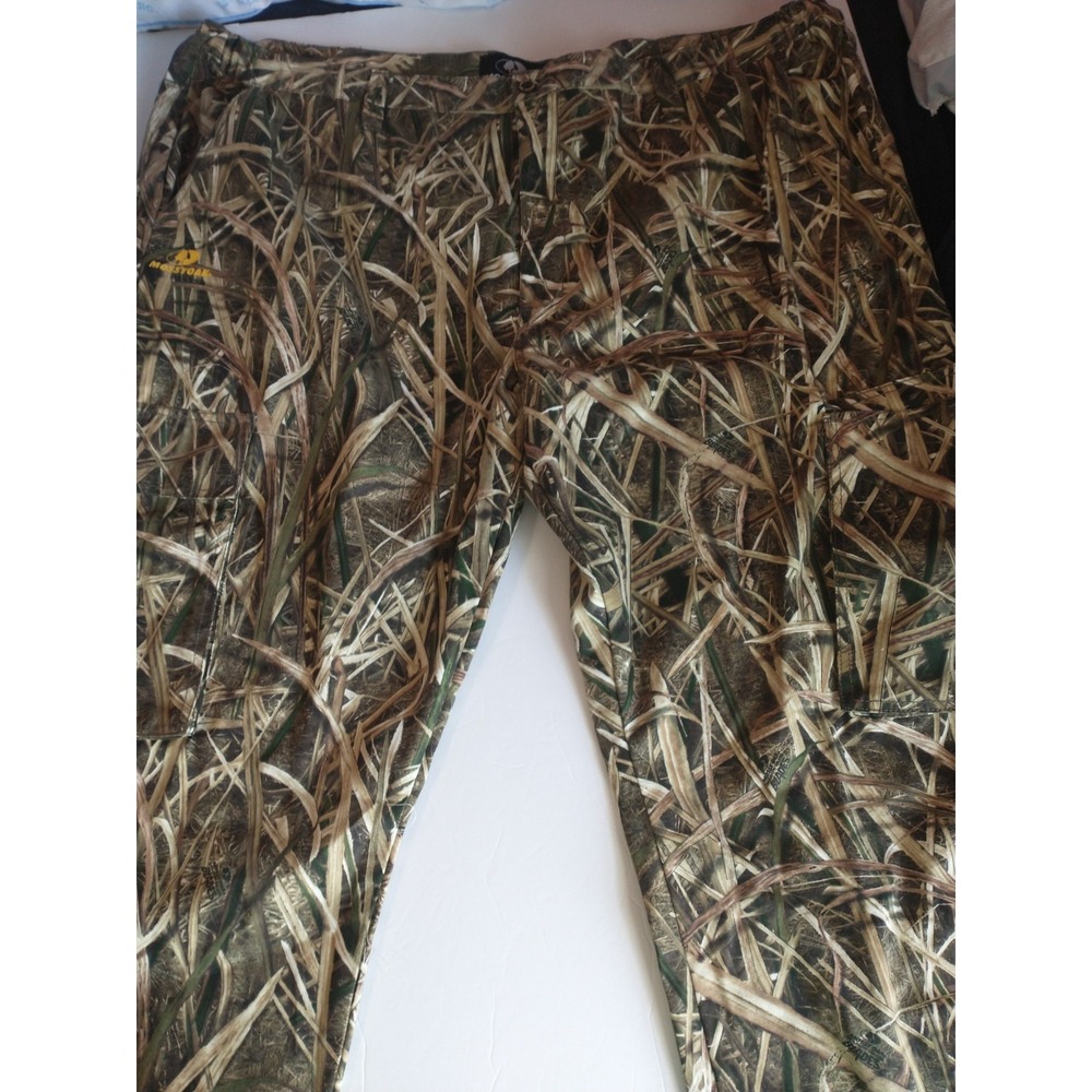 Mossy Oak Shadow Grass Blades Camouflage Pant Cargo Camo Hunting Mens XXXL 48-50 - Picture 3 of 12